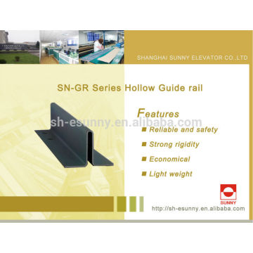Steel guide rail and accessories for KONE elevator (hollow)